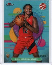 2025-26 TOPPS FINEST BASKETBALL UNCOMMON #058/250 RAPTORS Collin Murray-Boyles
