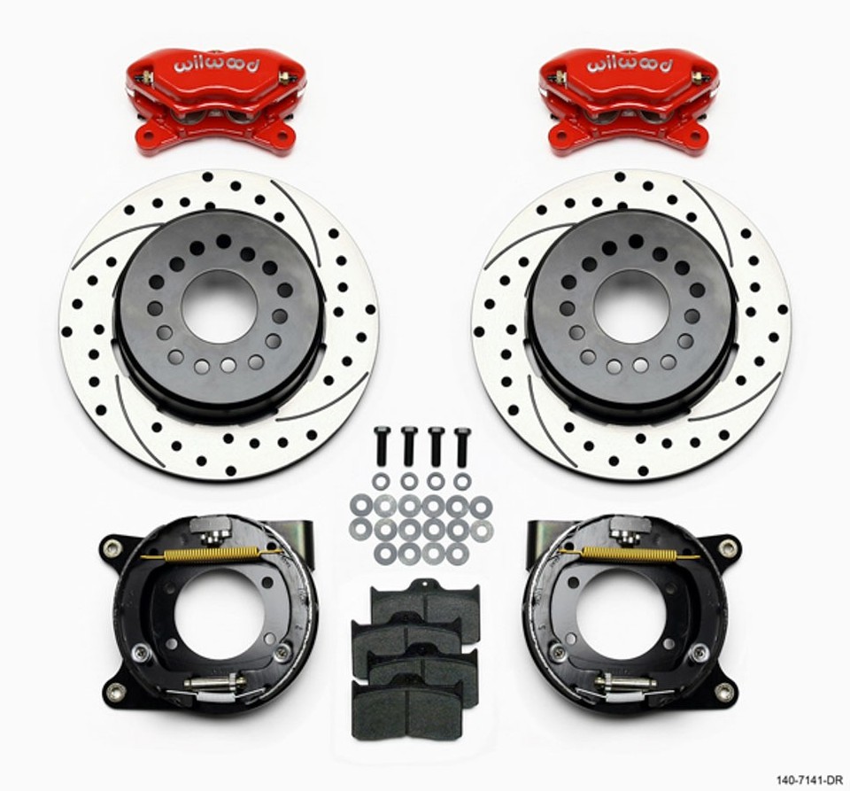 Wilwood 140-14026-N KIT REAR C5/C6 VETTE 97-13 FNSL4R W/PADS main image 1