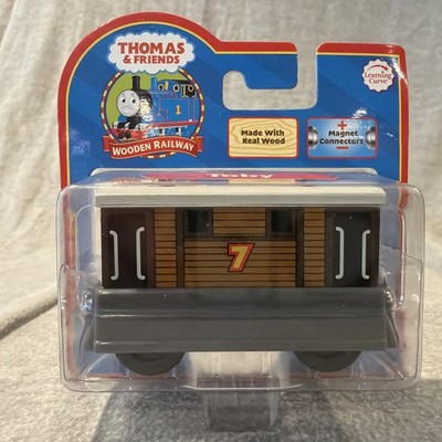 2008 - Toby LC99007 - with character card - Thomas and Friends Wooden Rail NIB