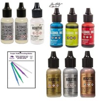 Tim Holtz Adirondack Alcohol Ink Value Pack Bundles of Favorite Colors Plus