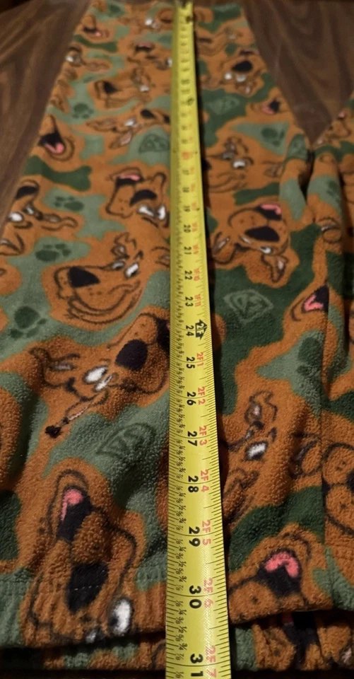Pantalones de pijama Scooby Doo niños grandes 10/12 estampado polar dibujos animados Foto 3 de 4