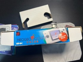 SNK Neo Geo Pocket Color Console Platinum Silver Complete In Box CIB