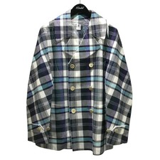 Comme des Garçons SHIRT White Gray Transfer P Coat M Used