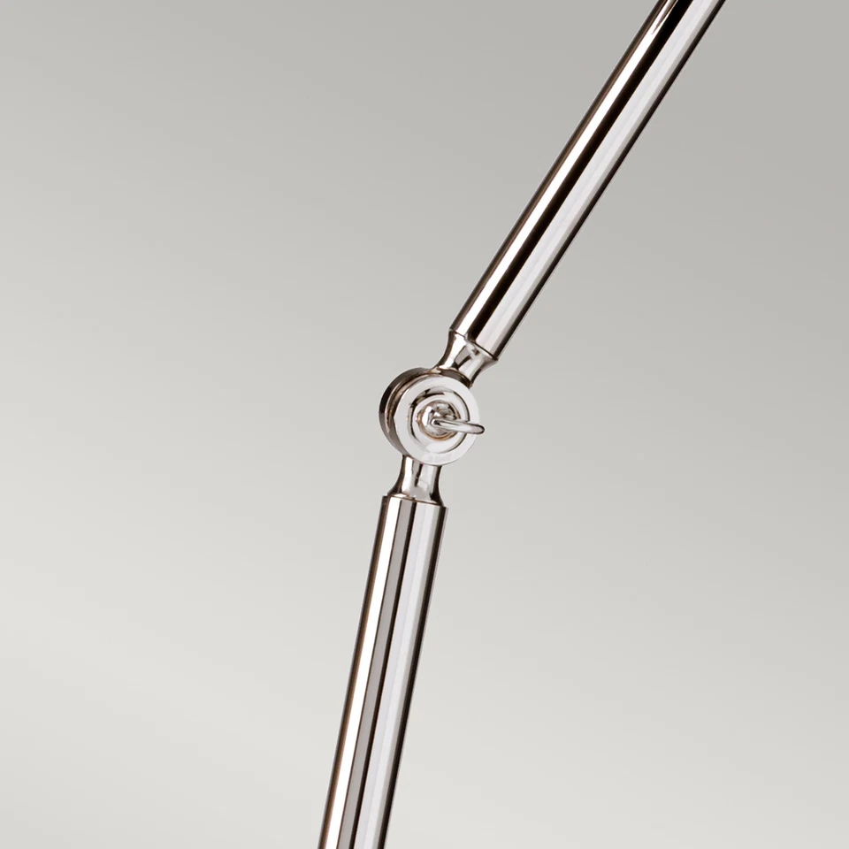 Piantana Industrial Provence Acciaio Nichel Lucido 1 Luce E27 - Immagine 3 di 4