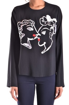 T-Shirt Lange Ärmel MSGM Schwarz EPT6003