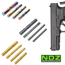 NDZ Glock 17 19 Gen 4 Stainless Steel Pin Kit Trigger Housing Locking Cerakote