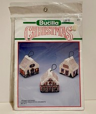 Bucilla Christmas Cottages Counted Cross Stitch Kit NEW 82751