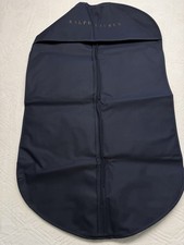 Ralph Lauren Navy Garment Bag Suit Bag Gold Letters Heavy Nylon Canvas Brand New