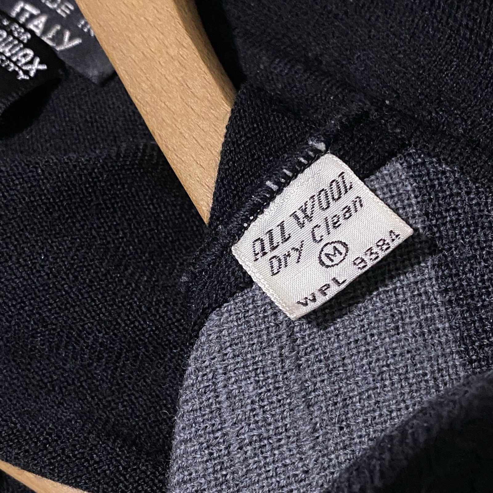 Vintage 50s Damon Wool Cardigan Striped Sweater 60s Loop Collar Rockabilly Italy