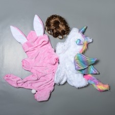 Ensemble déguisement chien ! Déguisements lapin et licorne avec perruque bonus ! | Chien 15 à 20 lbs