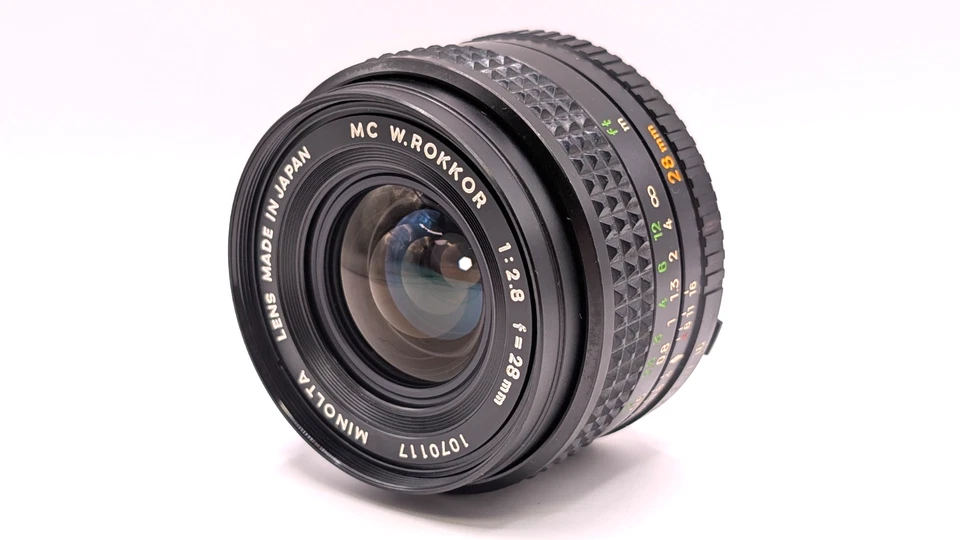 [COMO NUEVO] Lente de enfoque manual gran angular Minolta MC W.ROKKOR 28 mm... - Imagen 4 de 4