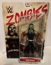 WWE Zombies Series Jeff Hardy Action Figure Damaged Card