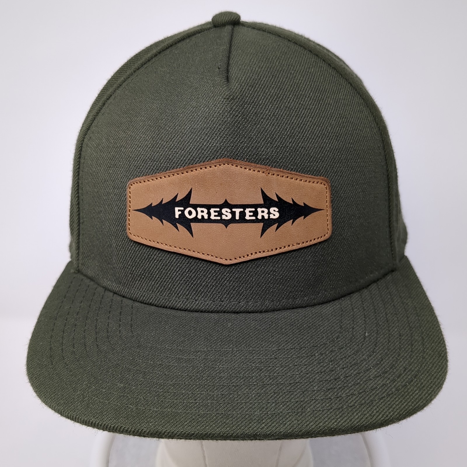 Foresters Patch Snapback Hat Green One Size Solid… - image 2