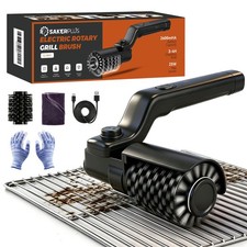 Sakerplus Electric Grill Brush 3-Speed for Camping