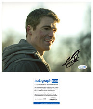 Gabriel Basso 'The Night Agent' Signed 8x10 Photo 'Peter Sutherland' ACOA