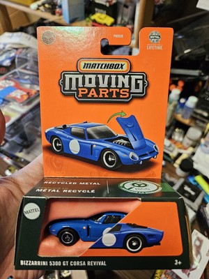 #1/64 Matchbox Moving Parts - Bizzarrini Blau 5300 Gt Corsa Revival Misb #