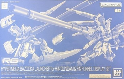 Bandai Hyper Mega Bazooka Launcher w/Fin Funnel Display For RG Hi