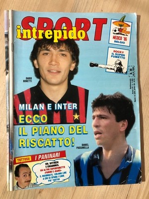 1986 Intrepido Sport Magazine No. 20 Dario Bonetti Daniel Passerella