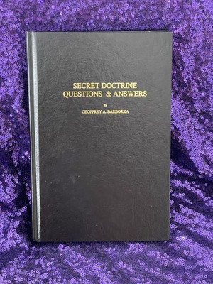 Secret Doctrine Questions And Answers By GeForce Barborka Hardcover Book 2003