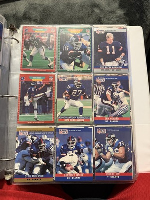 #ad New York Giants Mixed Lot Football Cards $15.00
