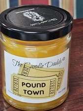 The CANDLE DADDY Pound Town- Lem9n Pound Cake- 6 OUNCE JAR CANDLE