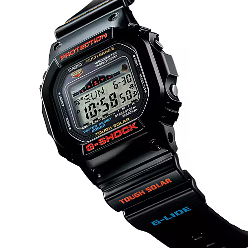 G-SHOCK GWX-5600-1JF ソーラー G-LIDE CASIO Casio G-SHOCK G-LIDE GWX-5600-1JF Tough Solar Radio Tide Graph Men