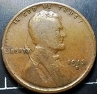 (Mar26) 1913 D Delamination Error Lincoln Wheat Cent