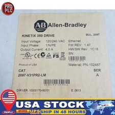 New Factory Sealed Allen-Bradley 2097-V31PR2-LM Kinetix 350 Servo Drive USA