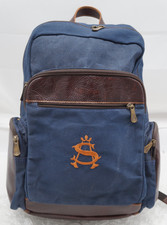 Links  Kings Waxed Canvas Backpack - Navy