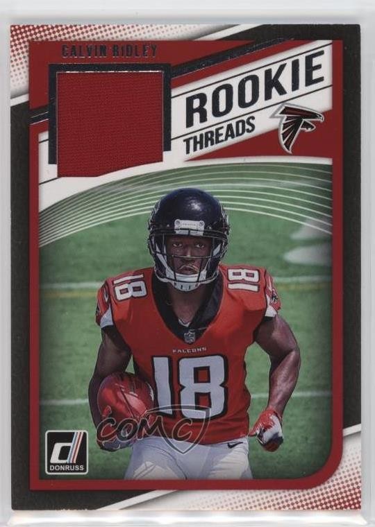 2018 Panini Donruss Rookie Threads Calvin Ridley #11 RC w5b
