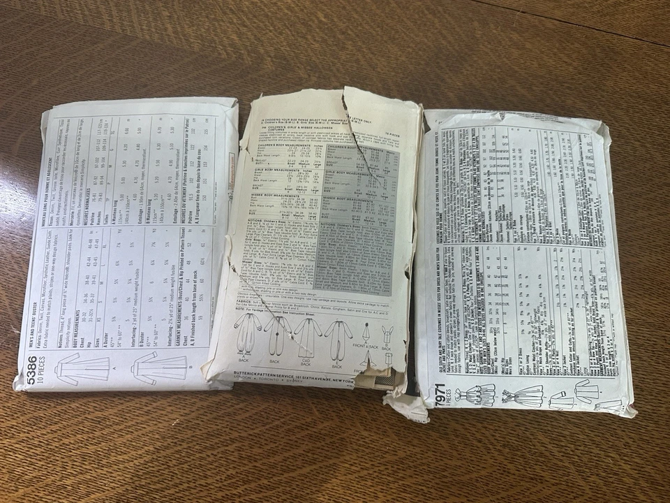 Vintage Beauty & The Beast / Scarlett & Rhett  Matrix  Kids Misc Costume Pattern - Image 3 of 3