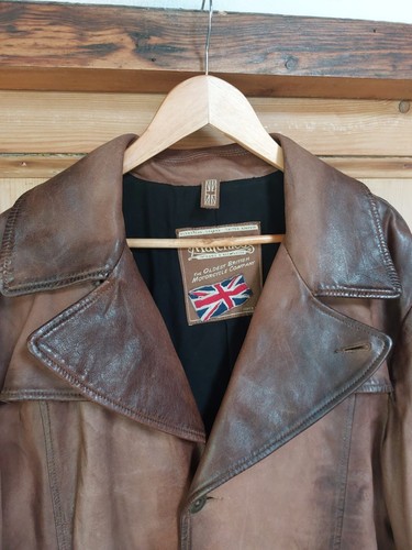 Matchless Batman Leather Jacket Size XXL Mens Brown Bruce Wayne - Picture 5 of 21