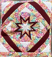 Quillow (Combo Pillow/Small Blanket) Folded Star KQ2 Amish Made in USA