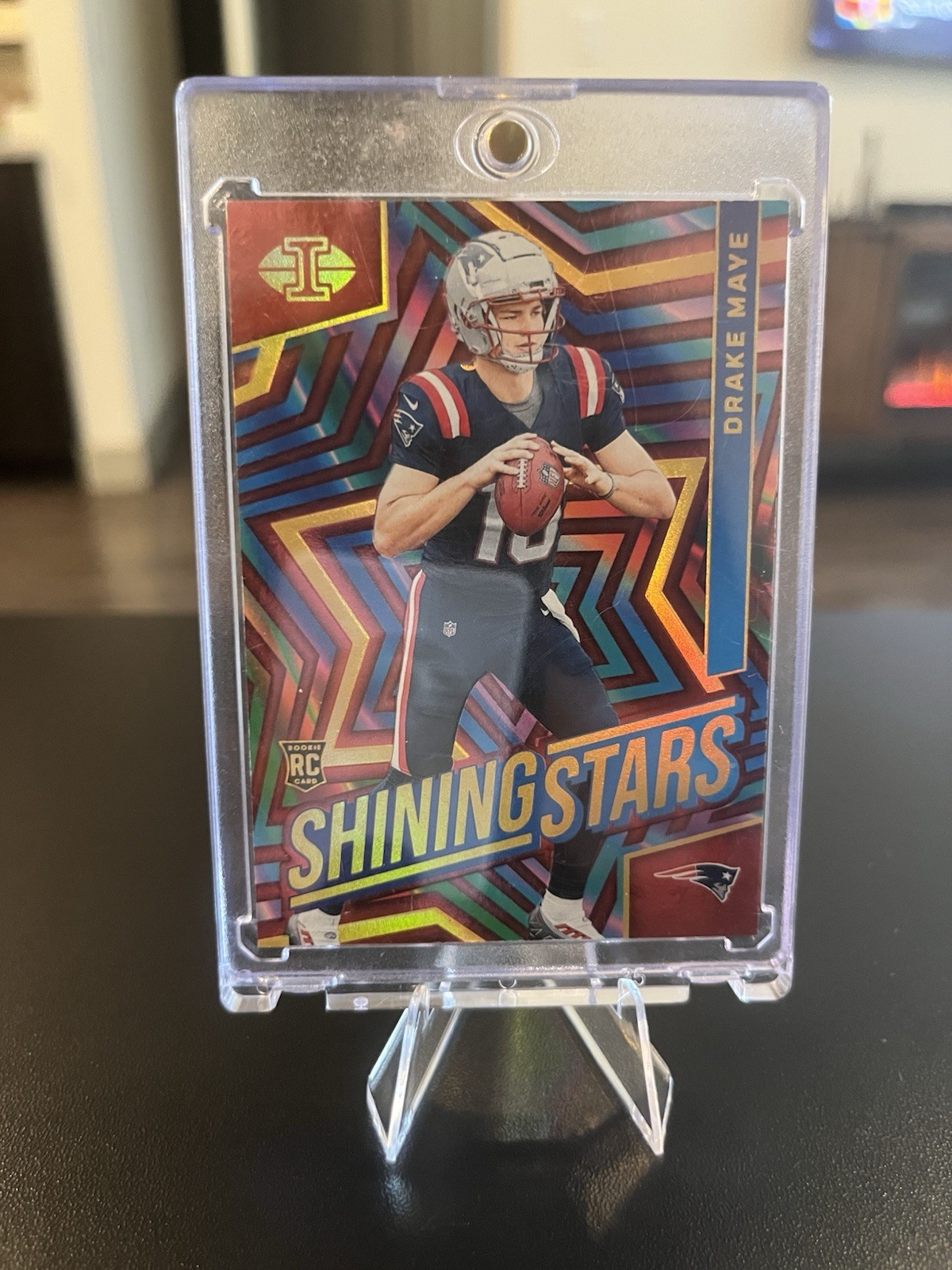 Drake Maye Panini Illusions Shining Stars #2 Red