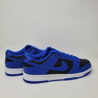 Nike Dunk Low Retro Black Hyper Cobalt Men's Size 9 DD1391-001 | eBay