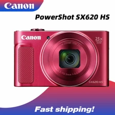 Canon PowerShot SX620 HS Red Optical 25x Zoom Compact Digital Camera