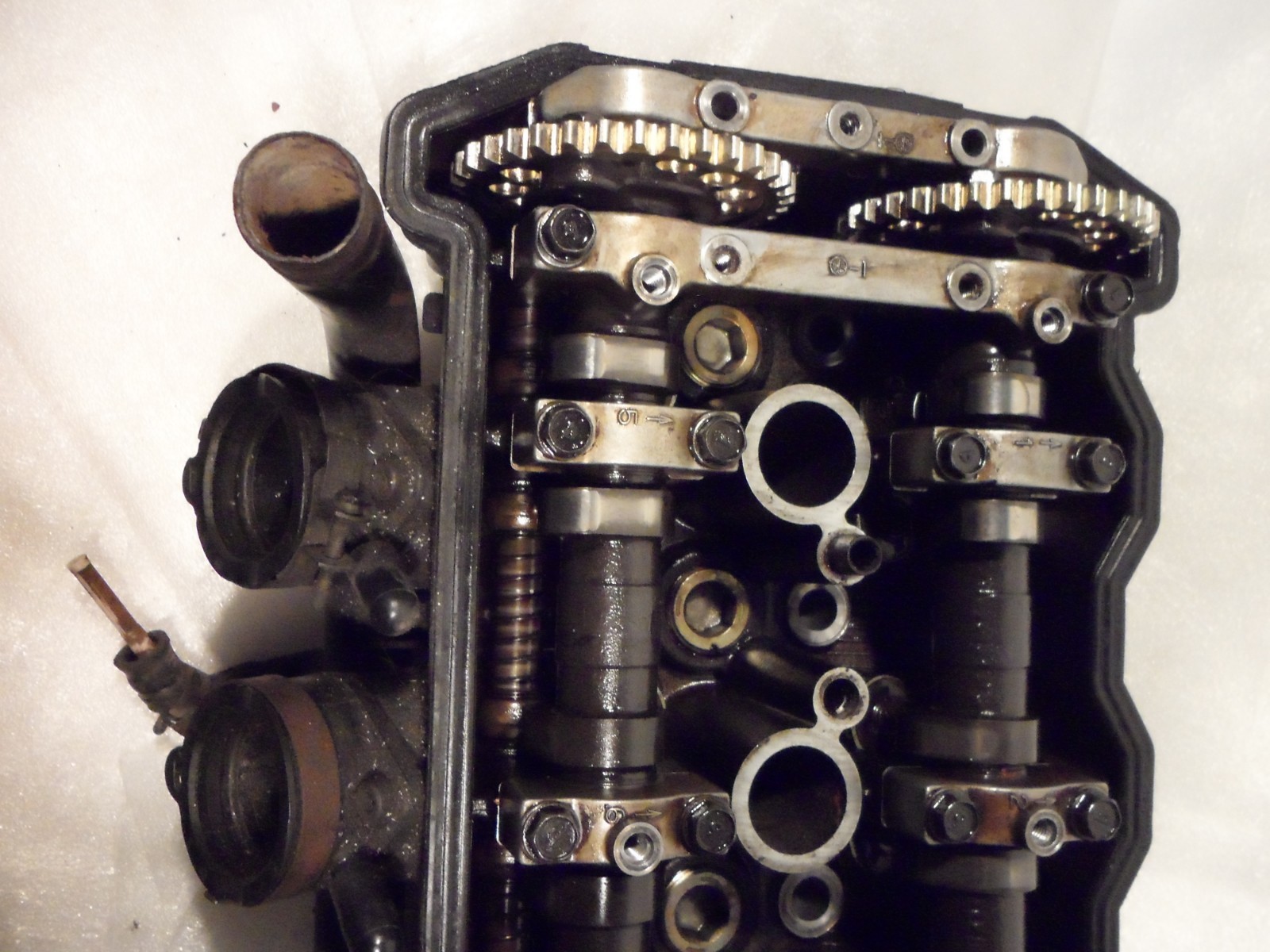 Kawasaki zx10 b cylinder head and cams with vernier cam wheels eBay