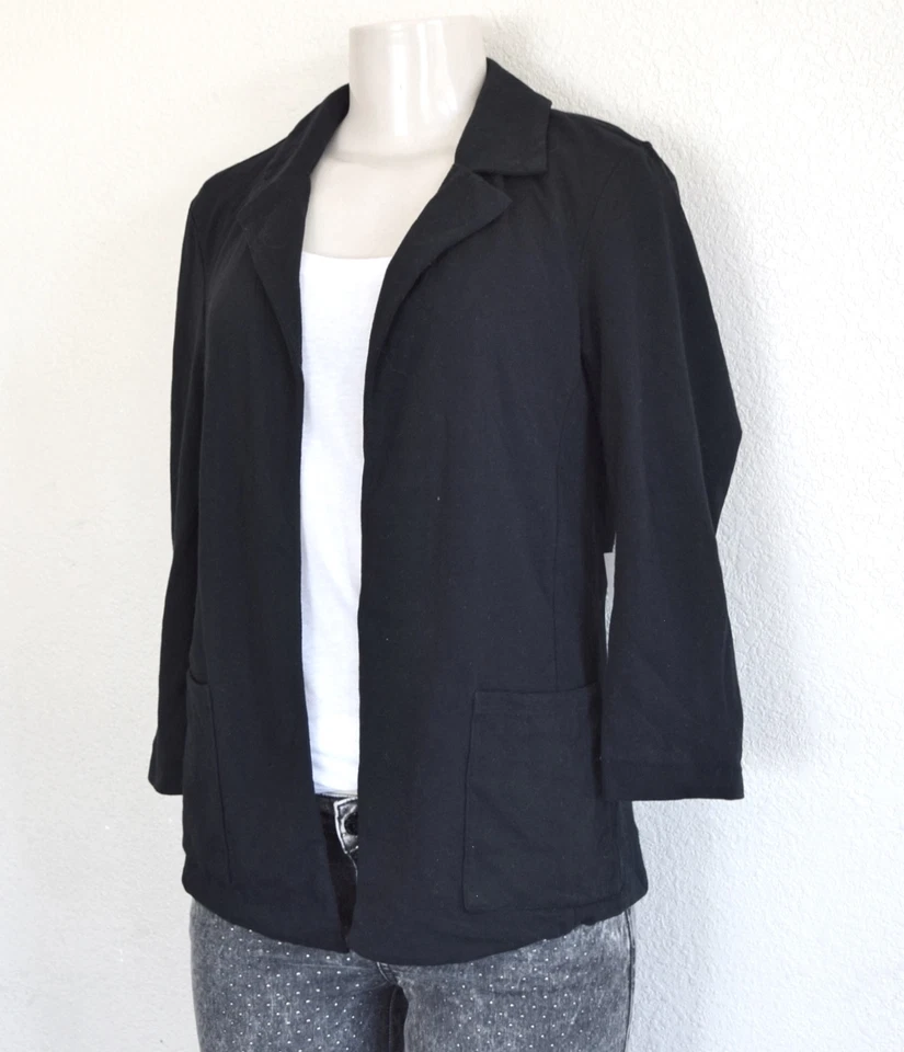 Suéter cárdigan Element de tres cuartos para mujer - negro talla M Foto 2 de 4