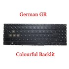 Colorful Backlit Backlit GR Keyboard For MSI Crosshair 17 B12UEZ B12UGZ B12UGSZ