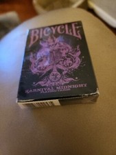 KARNIVAL MIDNIGHT BICYCLE PLAYING CARDS  POKER SIZE - Magic  Party Tricks
