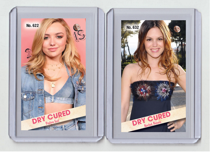 Rachel Bilson rare MH Dry Cured #'d x/3 Tobacco card no. 632