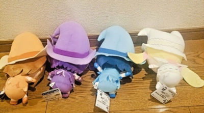 Ojamajo Doremi Sitting Plush Doll Onpu Hazuki Aiko Hana-chan Set 4