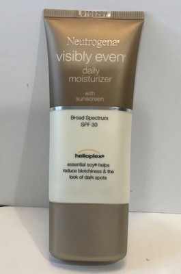 visibly even daily moisturizer spf 30