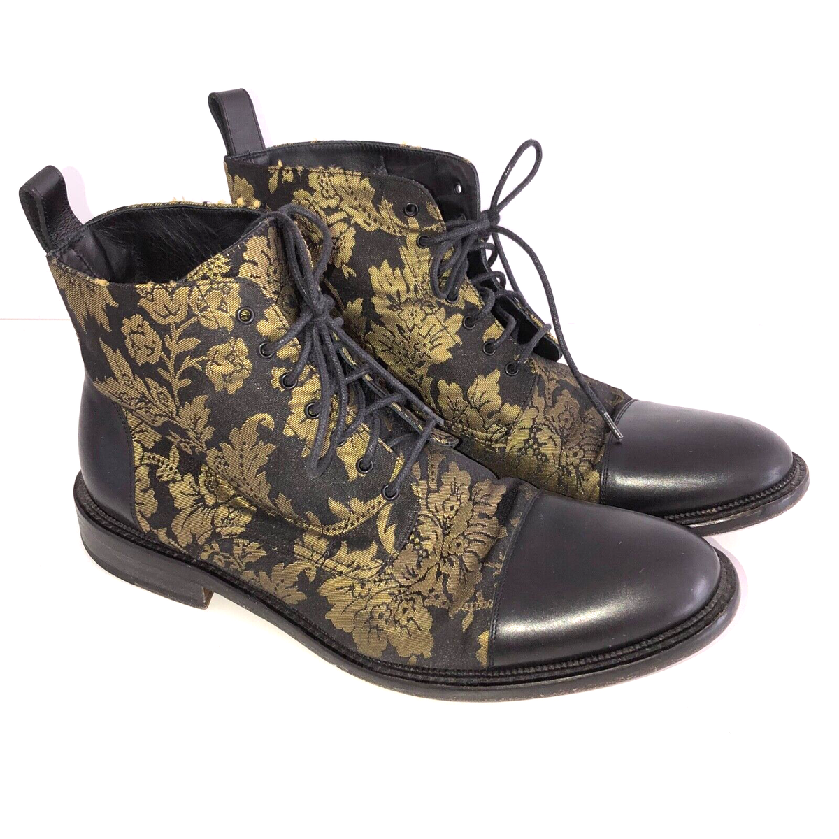 Taft The Jack Boot Hand Crafted Gold Floral EU Sz 44 US | eBay