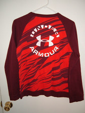 Under Armour Youth XL Loose Orange/ Red Sweatshirt