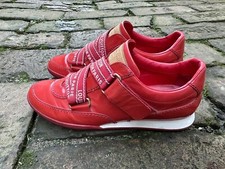 🔥Louis Vuitton🔥(LI0048) Red Patent Leather Sneakers Trainers U.S-7/Euro-38