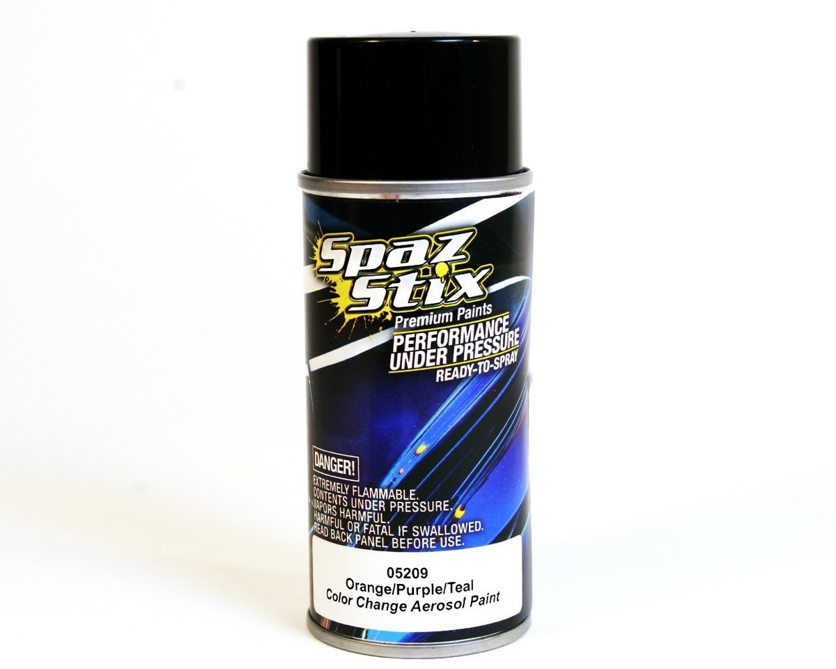 Spaz Stix 05209 Orange / Purple / Teal Color Change Aerosol Paint
