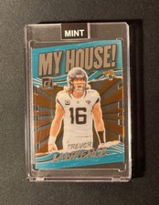 Trevoe Lawrence 2021 Donruss Clearly My House DIE CUT Rookie RC Gem 10 / Mint 9