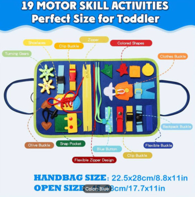 Montessori Practice Board For Kids, Early Educational Toy, Sensory Board