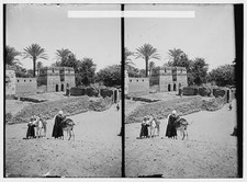 Egyptian characters, etc, Typical village, Egypt 1920s Old Photo
